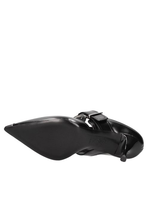 Leather mules ALEXANDER MCQUEEN | 709993 WHSWD 1081NERO